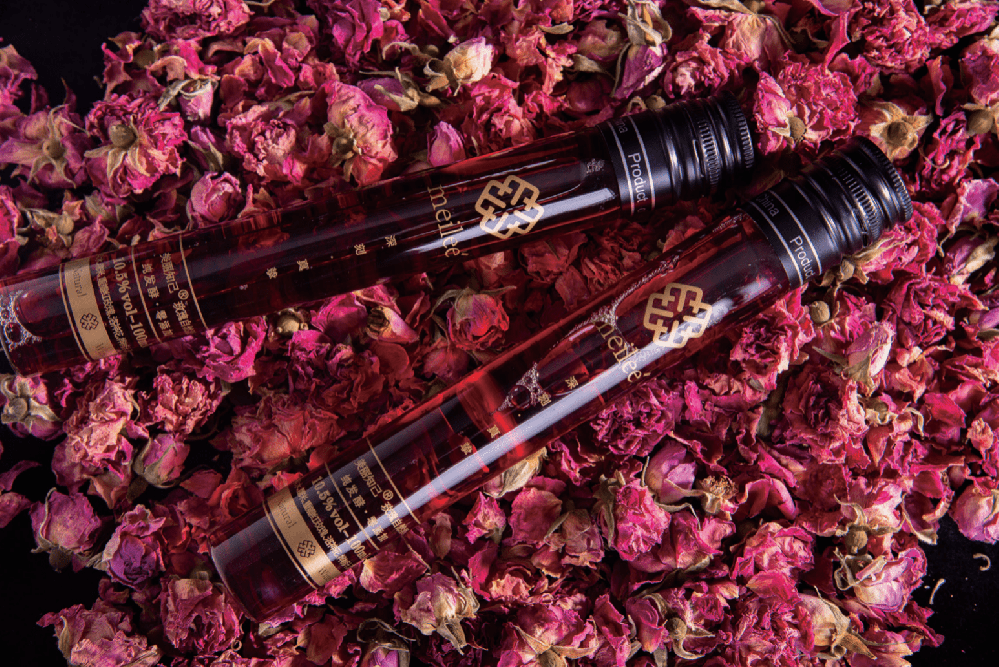 美丽知已玫瑰自然酒